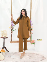 Gold Women CO-ORDS Set Stitched Suit VW05-B