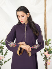 Grape Purple Winter CO-ORDS Set Stitched Suit (All Season) VW12-B