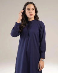 Navy Blue Women CO-ORDS Set (All Season)