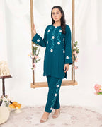 Aqua Green Floral Co-ord Set