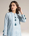 Aqua Stripes Co-ord Set
