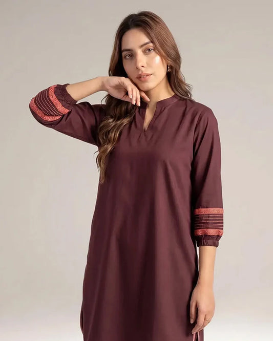 Burgundy Women CO-ORDS Set (All Season)