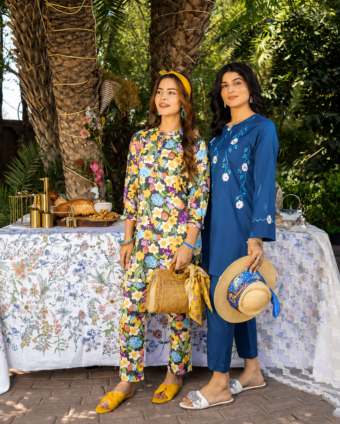 Floral Print Women CO-ORDS Set (All Season)
