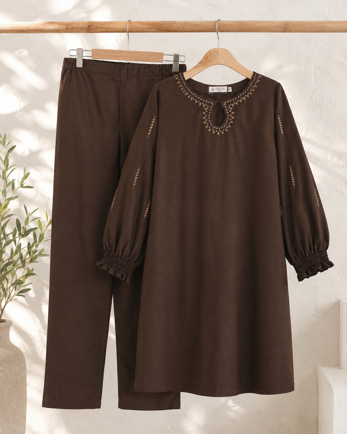 Brown Women CO-ORDS Set (All Season)