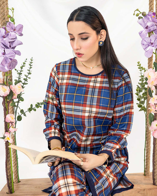 Check Pattern Women CO-ORDS Set (All Season)
