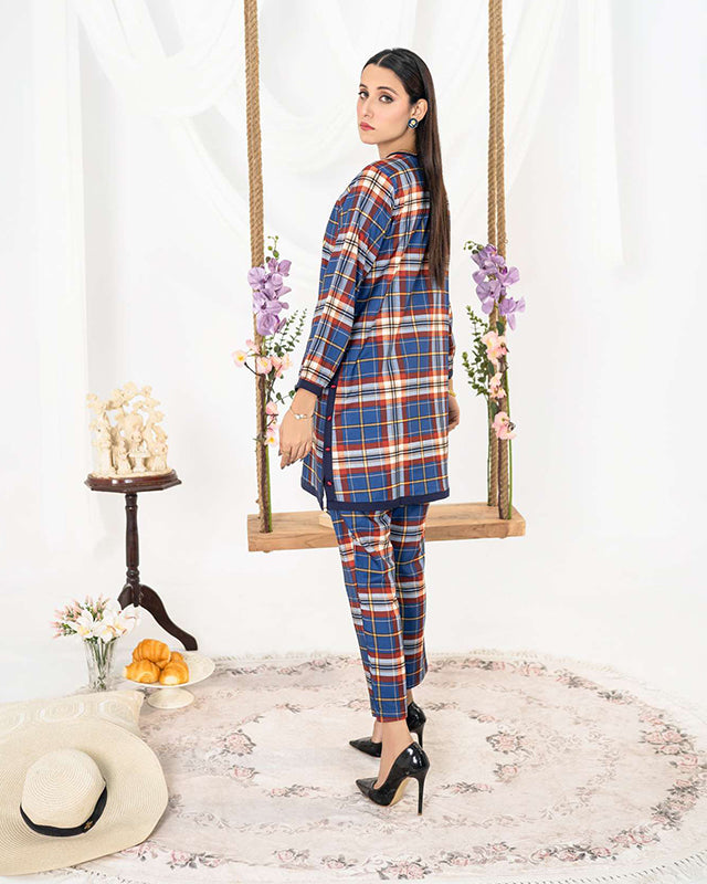 Check Pattern Women CO-ORDS Set (All Season)