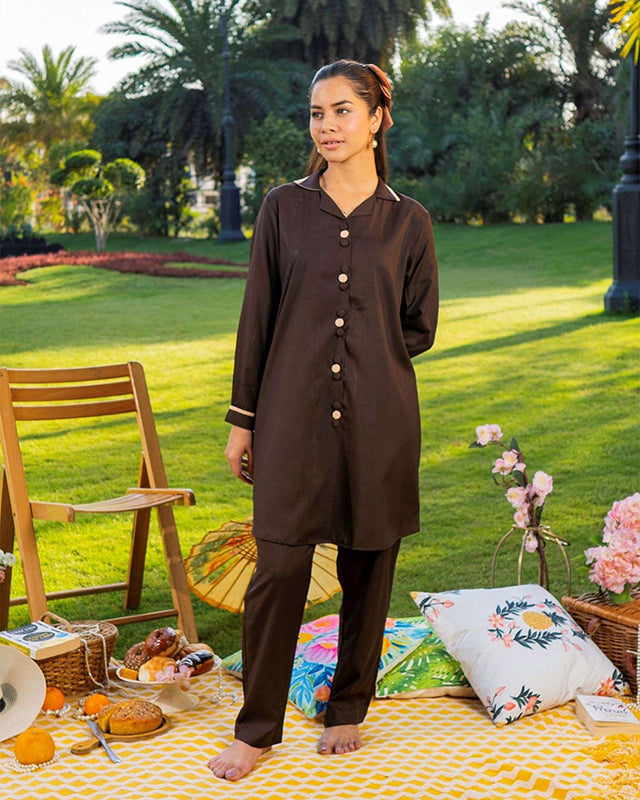 Choco Brown Women CO-ORDS Set (All Season)