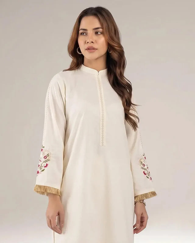Cream Women CO-ORDS Set (All Season)