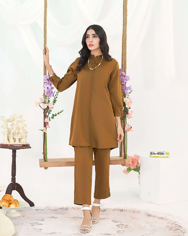 Deep Gold Women CO-ORDS Set (All Season)
