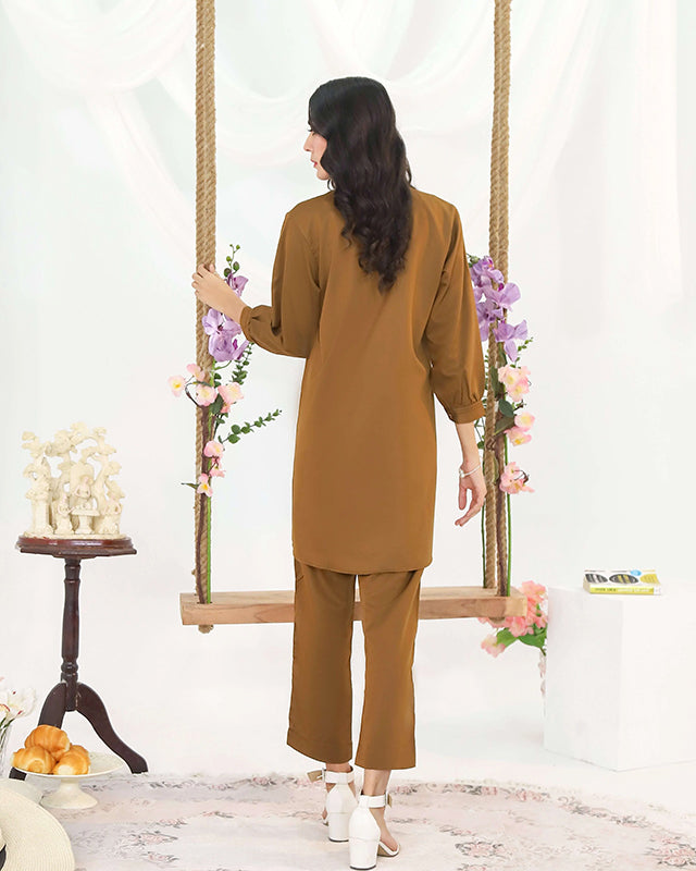 Deep Gold Women CO-ORDS Set (All Season)