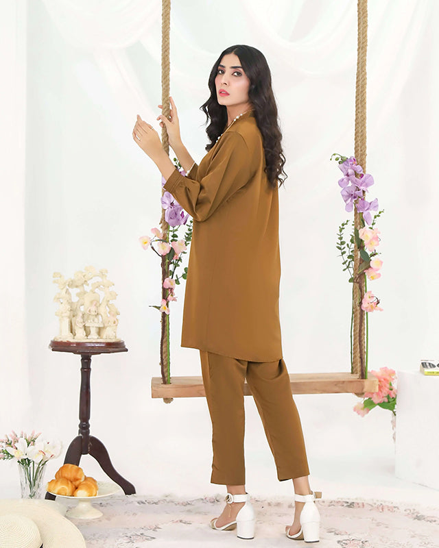 Deep Gold Women CO-ORDS Set (All Season)