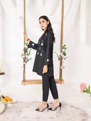 Black Women CO-ORDS Set Stitched Suit VW06-B