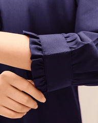 Navy Blue Women CO-ORDS Set (All Season)