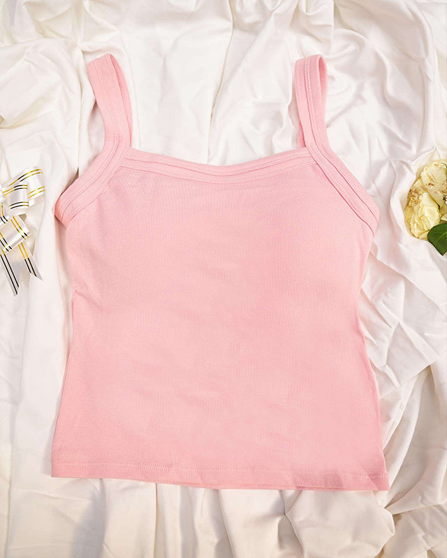 Padded Camisole - Baby Pink