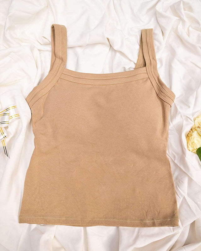 Padded Camisole - Camel