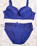 Bra & Brief Set - Blue
