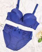 Bra & Brief Set - Blue