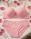 Bra & Brief Set - Light Pink