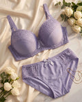 Bra & Brief Set - Light Purple