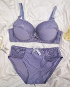 Bra & Brief Set - Light Purple