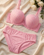 Bra & Brief Set - Light Pink