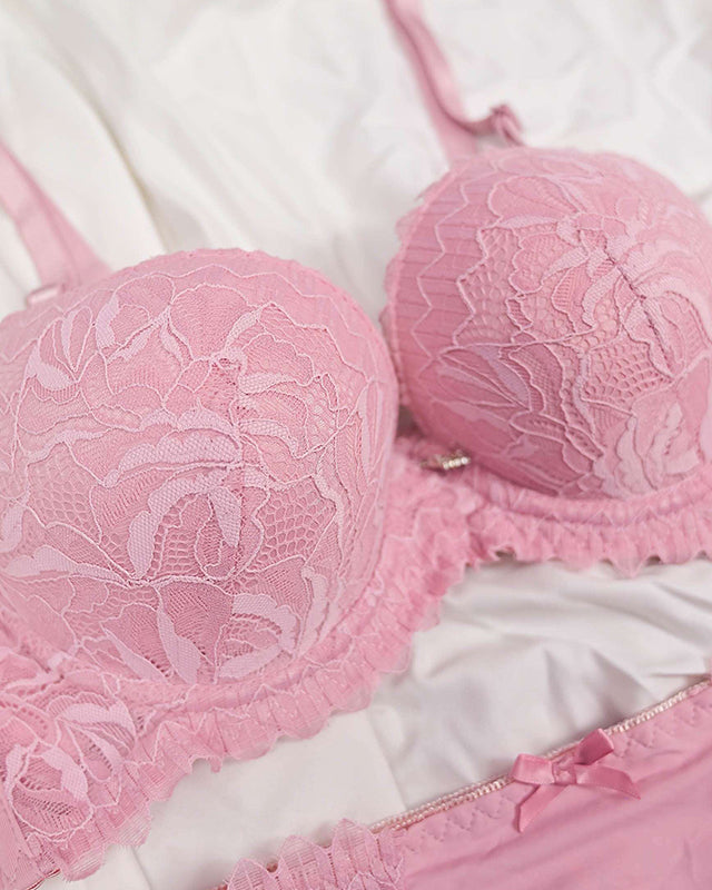 Bra & Brief Set - Light Pink