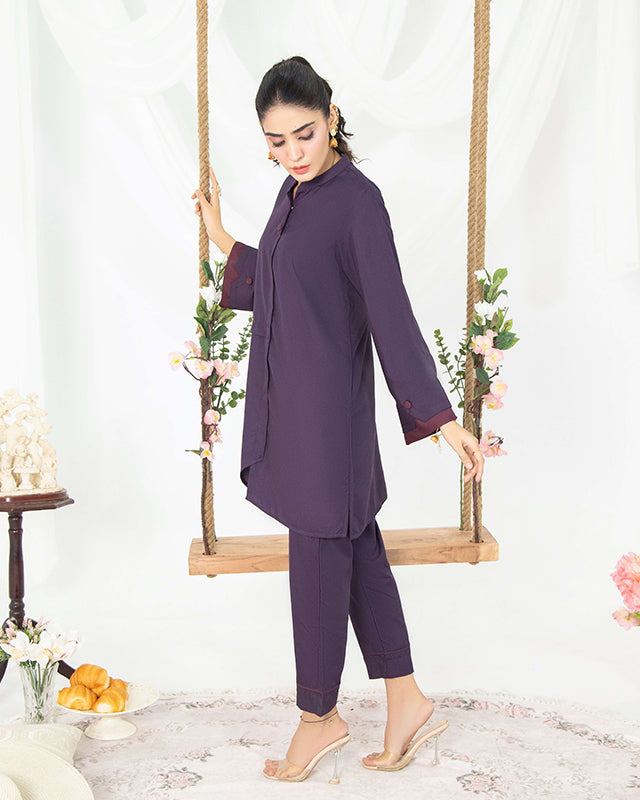 Purple Women CO-ORDS Set (All Season)